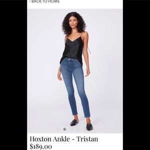 Paige Denim Horton ankle